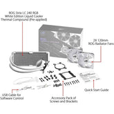 Asus Rog Strix Lc 240mm Rgb Aio Cpu Water Cooler White Edition